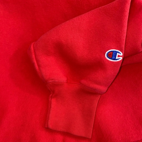 Champion Red Cropped Crewneck ❤️ - Picture 4 of 4